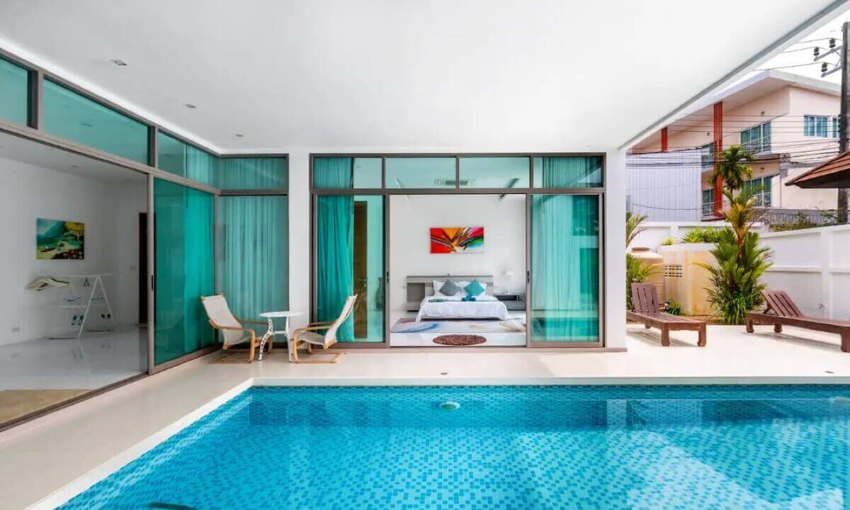 4_to_5_bedroom_modern_pool_villa_for_sale_from_owner_10_minutes_walk_kamala_beach_phuket_thai_residential_undercover_pool_area_bedroom1